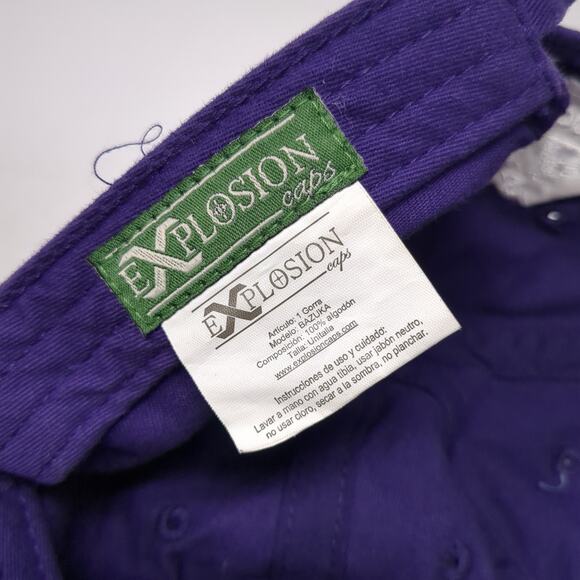 Spring Hips Club by Vela Resort Baseball Hat Purple OS Adjustable Explosion Caps - Picture 9 of 9